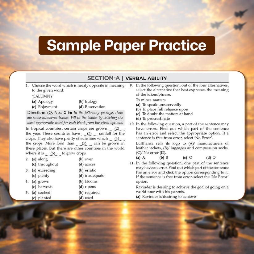 Oswaal AFCAT 16 Years’ Chapter-wise & Topic-wise Solved Papers | Flying, Technical & Ground Duty Branches | PYQs (2011–2026) with Latest Solved Paper | For 2027 Exam | With Oswaal AI