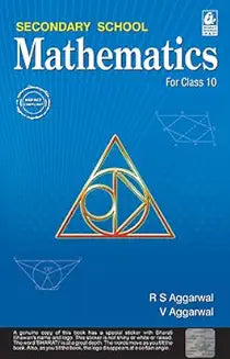 MATHEMATICS FOR CLASS 10 BY R S AGGARWAL | rs aggarwal | 2025-26