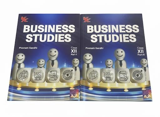 Business Studies Class 12 (Part 1 & Part 2) by Poonam Gandhi | CBSE Board | Latest Edition 2026-27 | Complete Combo Set | Exam-Oriented | NCERT Based | For Board Exams & CUET Preparation