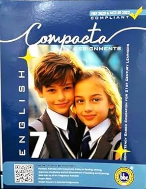 BBC COMPACTA ASSIGNMENTS FOR CLASS 7 | 2025-26 | English