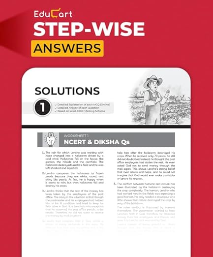 Educart One-shot English Language and Literature CBSE Class 10 Question Bank 2025-26 on new Syllabus 2026 (Strictly for Boards Exam)