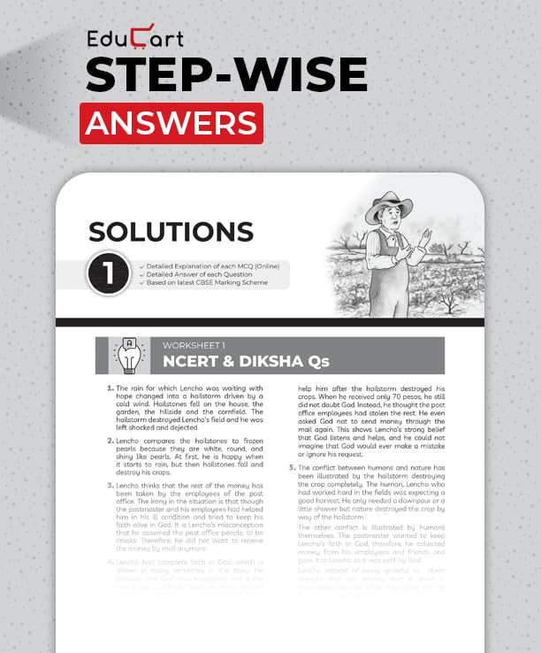 Educart CBSE Class 10 English Language & Litreature One Shot Question Bank 2026–27 | Chapter-wise NCERT Practice, PYQs & Competency-Based Qs | Latest CBSE Syllabus & Board Pattern | For 2027 Exam