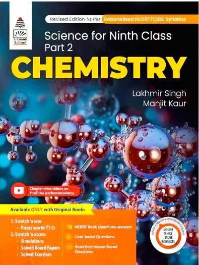 LAKHMIR SINGH SCIENCE FOR CLASS 10 (PHYSICS, CHEMISTRY, BIOLOGY) | 2025 | New Syllabus