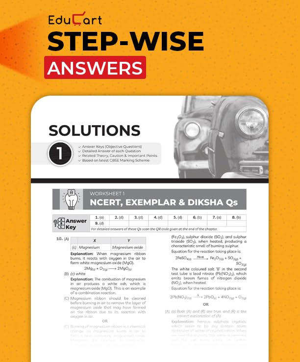 Educart One-shot Science CBSE Class 10 Question Bank 2025-26 on new Syllabus 2026 (Strictly for Boards Exam)