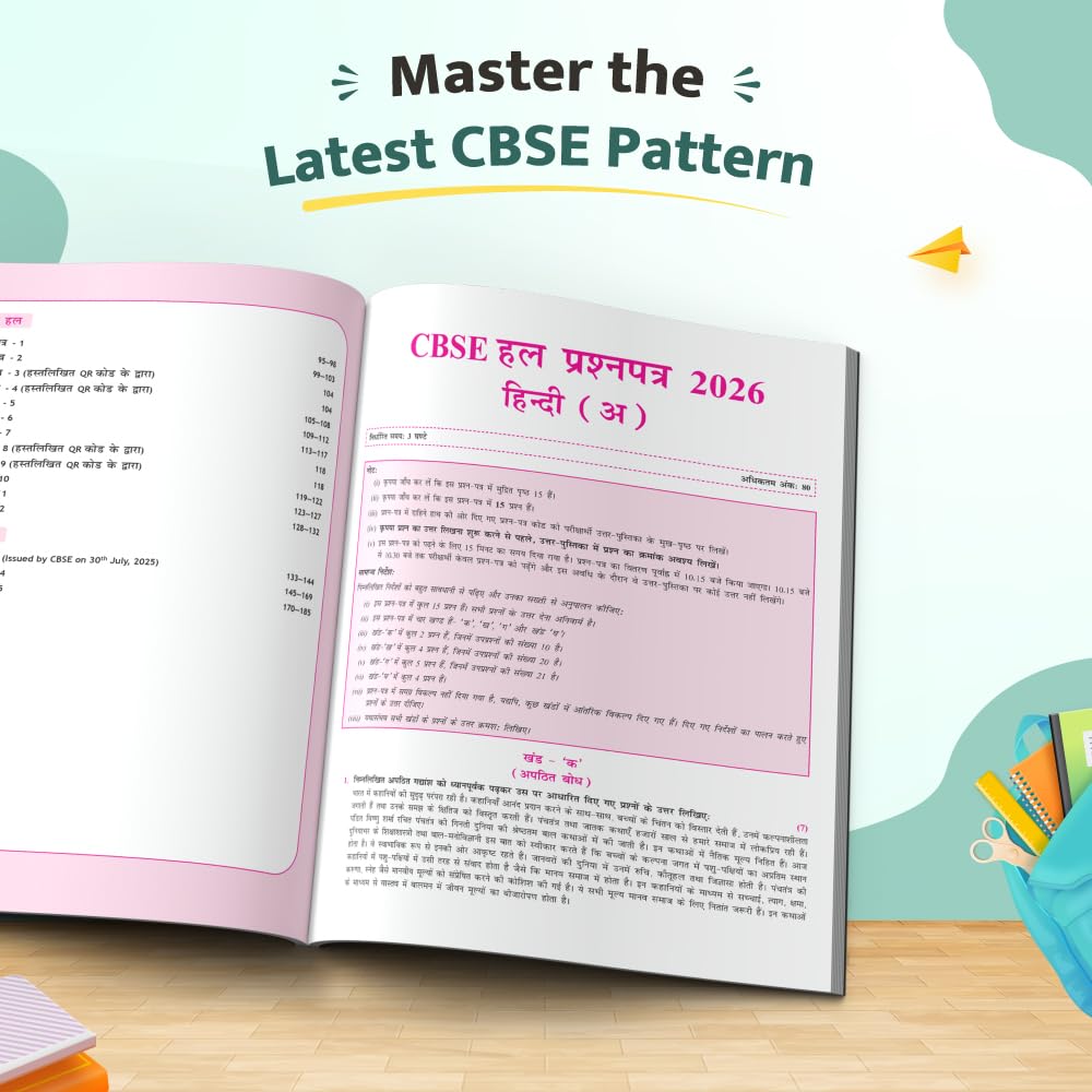 PW CBSE 10 Sample Question Papers Class 10 Hindi B For 2027 Board Exam (New Pattern) | CBSE SQP, 2025 & 2026 Solved Papers