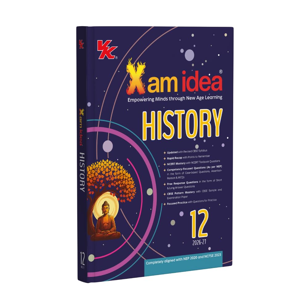 Xam Idea Class 12 History | CBSE 2026–27 | NCERT Aligned | NEP & NCFSE Based | Question Bank & Sample Papers