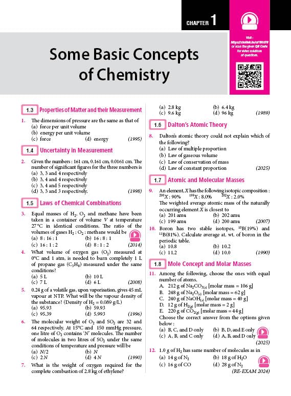 MTG 38 Years NEET Previous Year Solved Question Papers Chemistry PYQs Chapterwise Topicwise Solutions For 2025-2026 Exam | Get Free access of Video Solutions & Smart Book