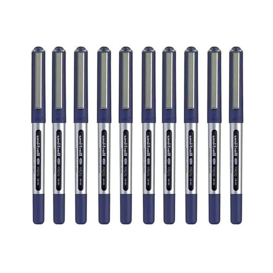 uni-ball Eye UB-150 0.5mm Roller Gell Pen | Blue Ink, Pack of 10