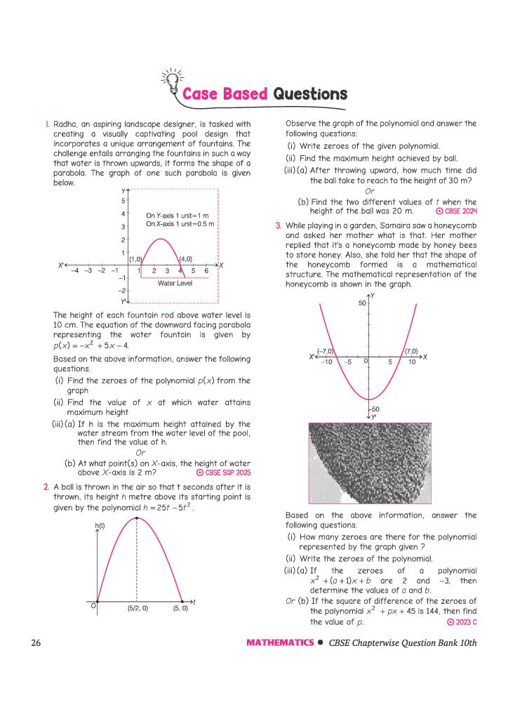Arihant CBSE Mathematics Class 10 Chapterwise Question Bank for Board Exam 2027 | 1 Chapterwise PYQs with Revision Theory, Detailed Solutions, Exam ... as per Latest CBSE Syllabus & Exam Pattern