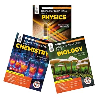 LAKHMIR SINGH SCIENCE FOR CLASS 10 (PHYSICS, CHEMISTRY, BIOLOGY) | 2025 | New Syllabus