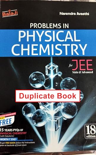 Narendra Avasthi - Problems in Physical Chemistry for JEE (Main & Advanced) – 18th Edition (2025) | Bala Ji