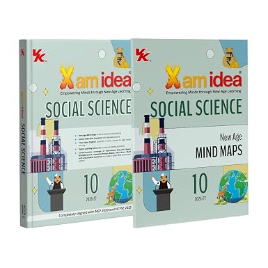 Xam idea Social Science Class 10 – (CBSE 2026-27) | Mind Maps | Solved NCERT | Solved PYQs | MCQs, A-R, Case-based, VSA, SA, LA Questions | Solved 2026 CBSE Exam & Sample Papers | Practice Papers