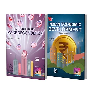 Introductory Macroeconomics and Indian Economic Development Class 12 (Set of 2) | CBSE (NCERT Solved) | Examination 2025-26 | By TR Jain & VK Ohri