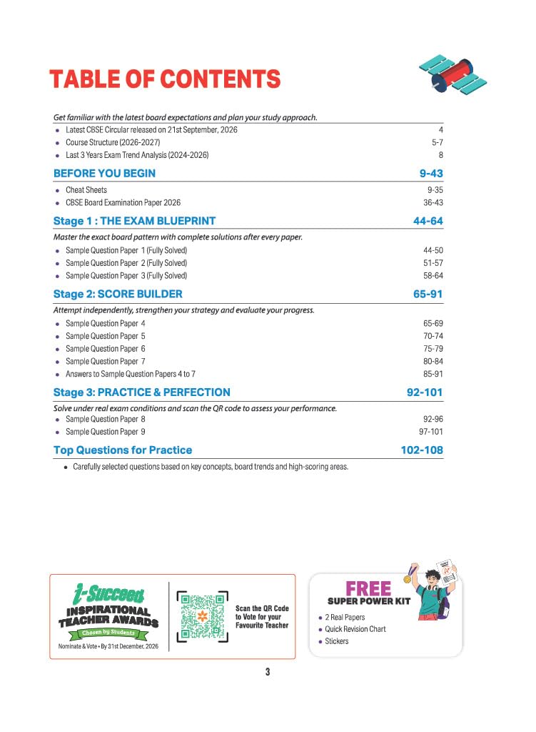 Arihant i-Succeed CBSE Sample Papers 2027 Class 10 Artificial Intelligence (Code 417) | 10 Sample Question Papers | Colour-Coded Revision Cheat Sheets, Based on Libre Office | Free Super Power Kit