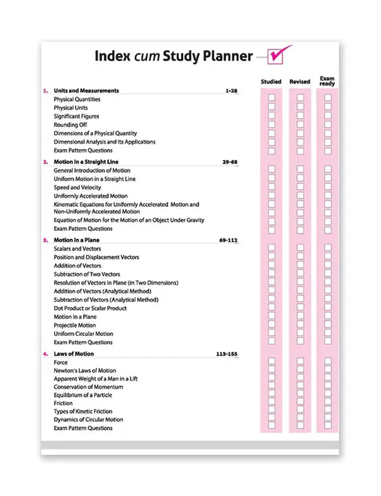 Arihant – Physics, All In One Textbook | Simplified NCERT Theory, CBQs, MCQs, A-R, Case Based, Sample Question Papers | Included Mind Maps | Exam 2025-26 | for Class for 11