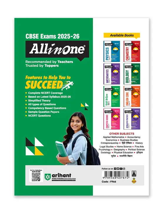 Arihant ā Economics, All In One Textbook | Based on NCERT | Including Mind Maps & Project Work | Exam 2025-26 | for Class for 11