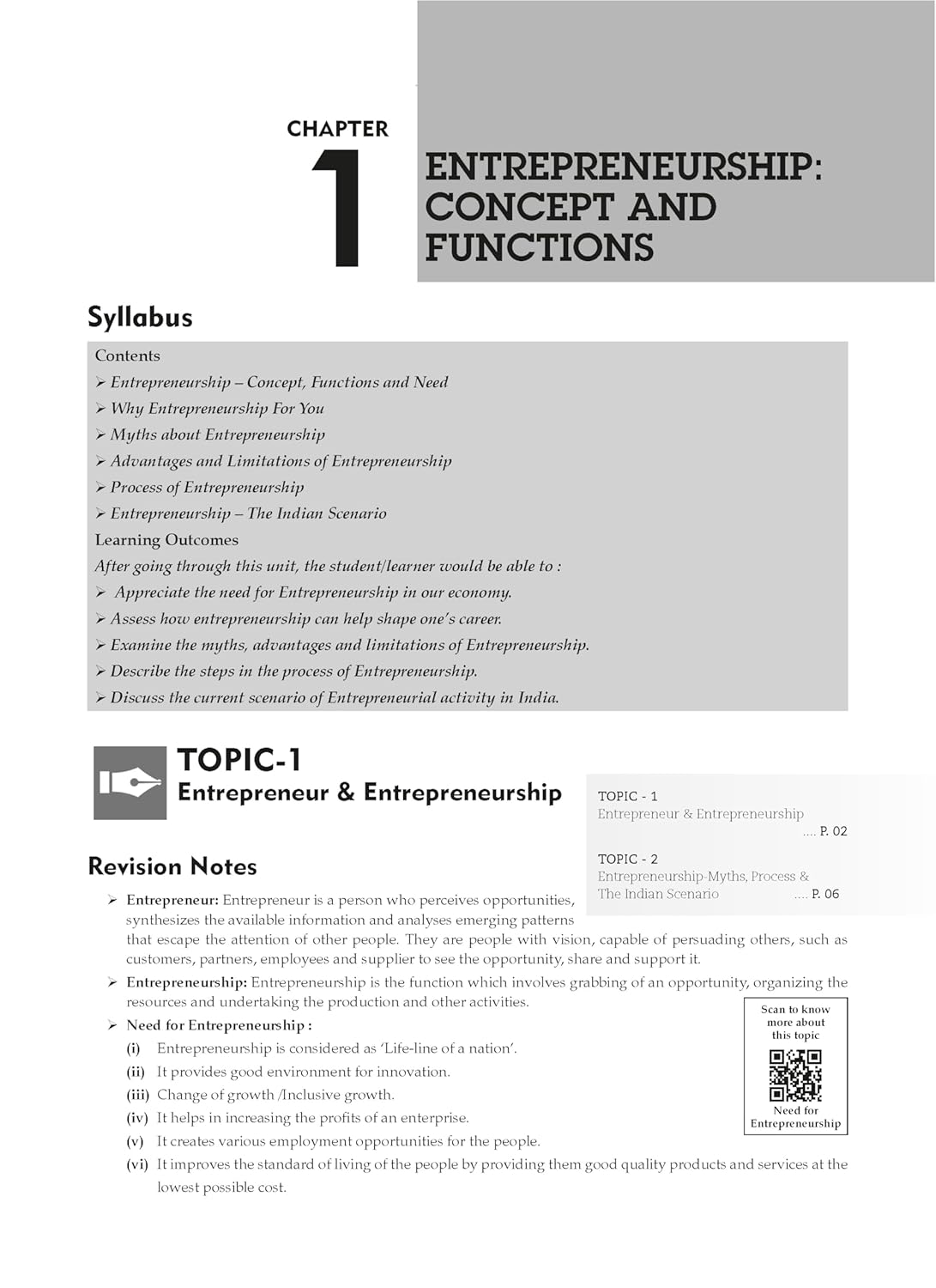 Oswaal CBSE Question Bank Class 11 Entrepreneurship, Chapterwise and Topicwise Solved Papers For 2026 Exams