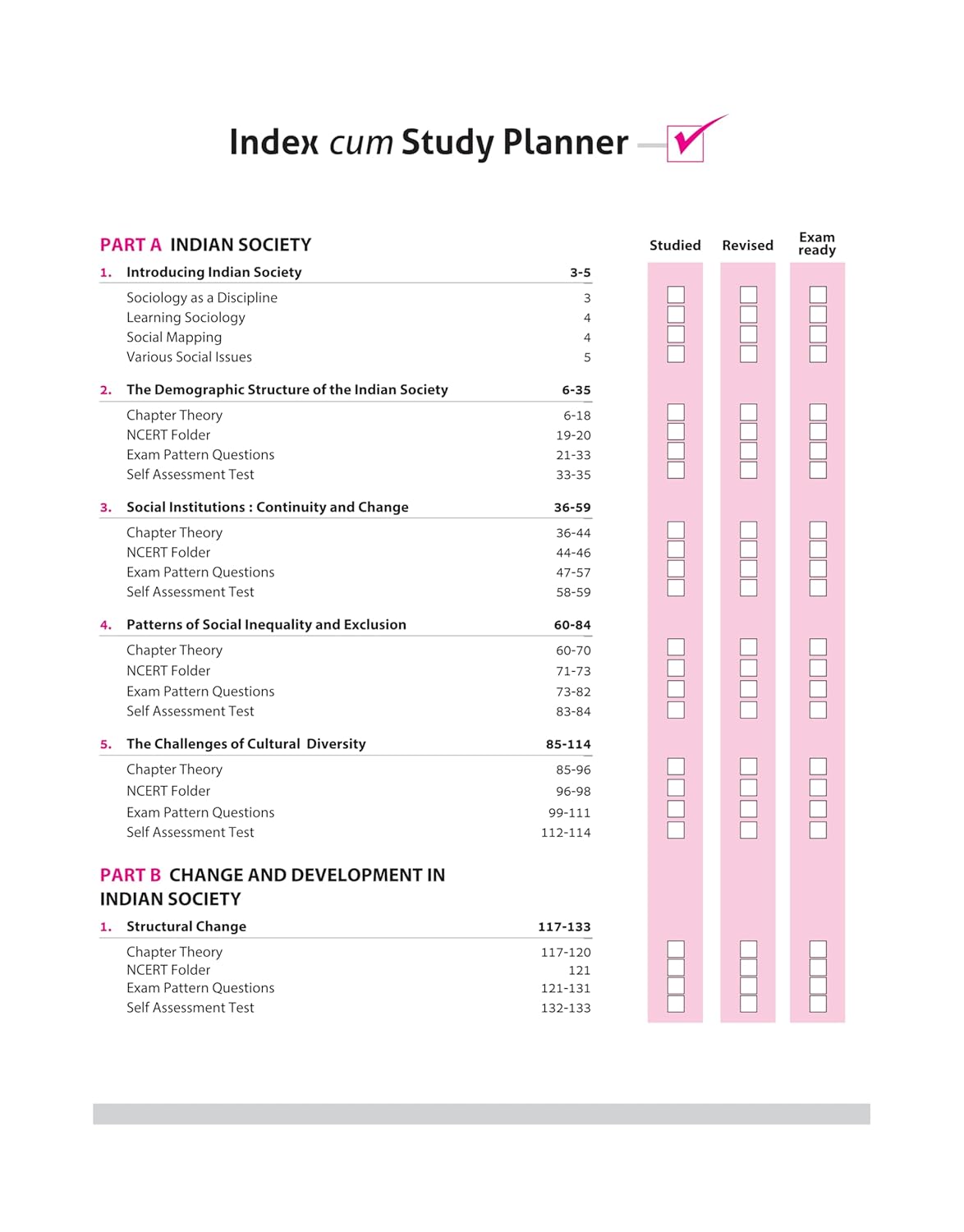 Arihant All in One Sociology Class 12 for CBSE Exams 2025-26 | Simplified Theory, All Types of Exam Pattern Questions, CBQs, MCQs, A-R, Case Based, Sample Question Papers, Board Questions Upto 2025 & Project Work