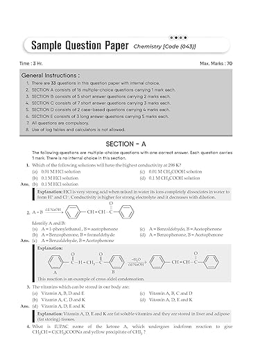 Gurukul Chemistry Practice Papers for CBSE Class 12 Board Exam 2024 : Fully Solved New SQP Pattern March 2023, Sample Papers, Unsolved Papers, Latest Board Syllabus