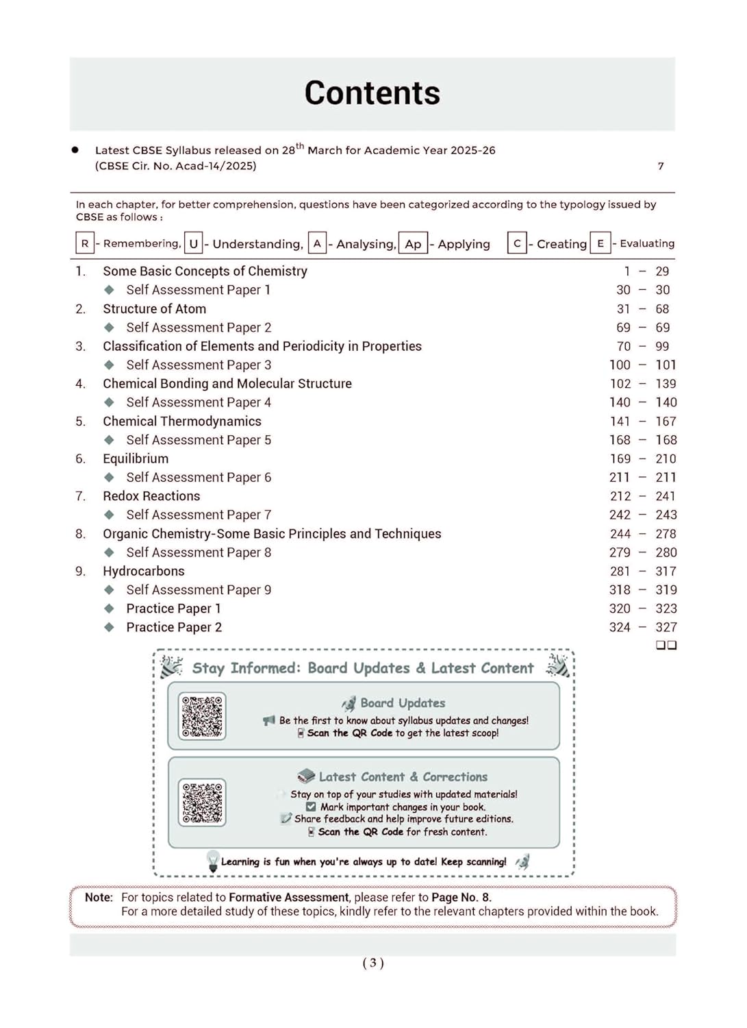 Oswaal CBSE Question Bank Class 11 Chemistry, Chapterwise and Topicwise Solved Papers For 2026 Exams