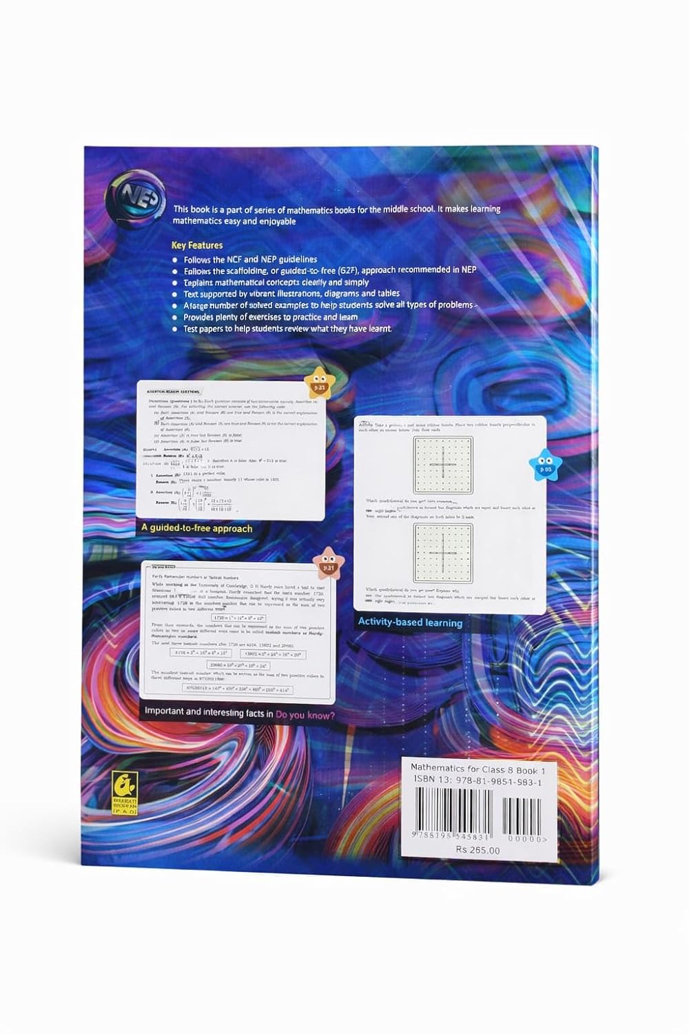 Mathematics for CBSE Class 8 (Book-1) by RS Aggarwal 2026-27 Exams | 2026 Print with Updated Contents (Original Copy & Hologram)