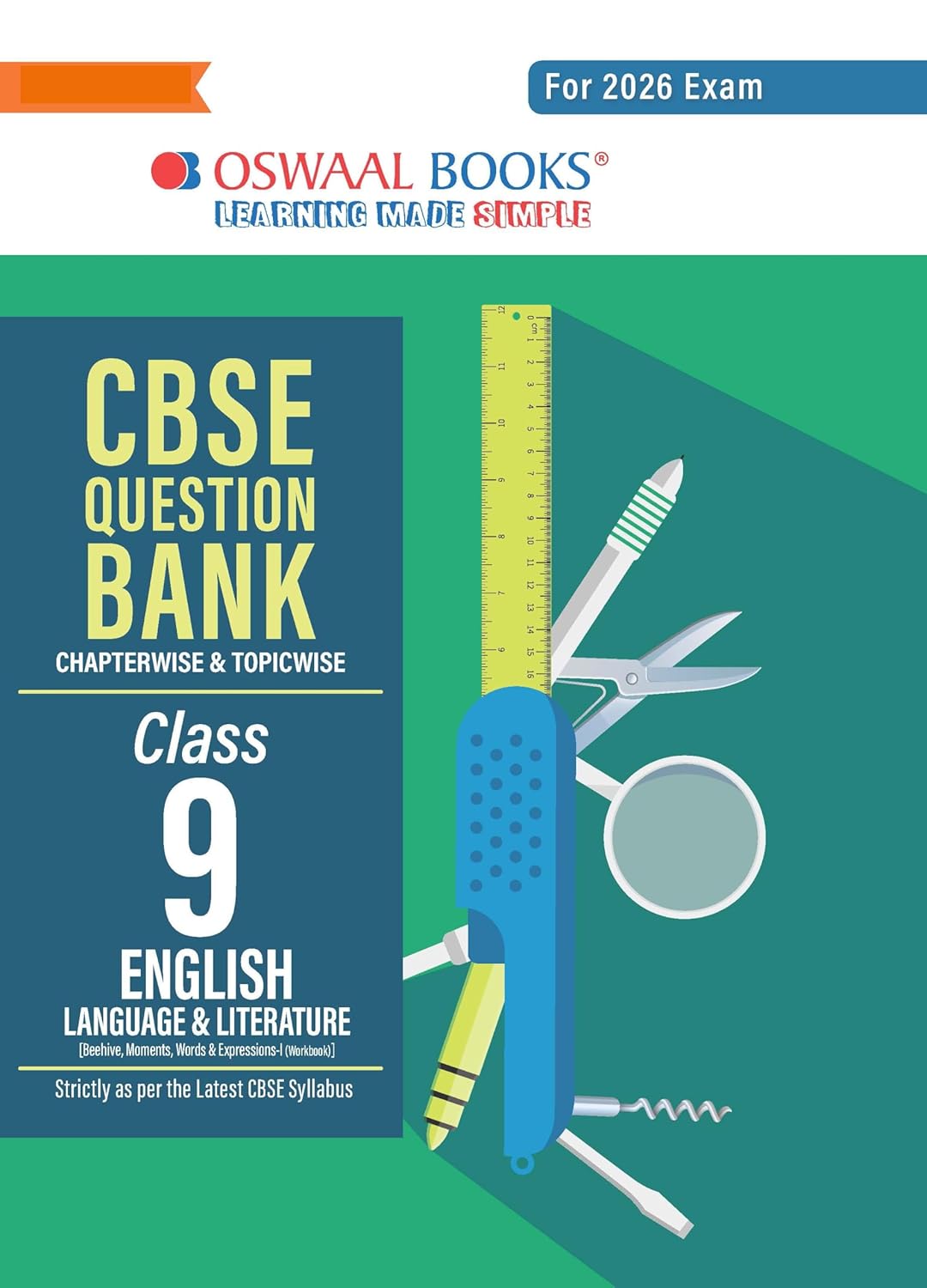 Oswaal CBSE Question Bank Class 9 Set of 4 Books | English | Mathematics | Science | Social Science | Chapterwise & Topicwise Solved Papers | For 2026 Exams