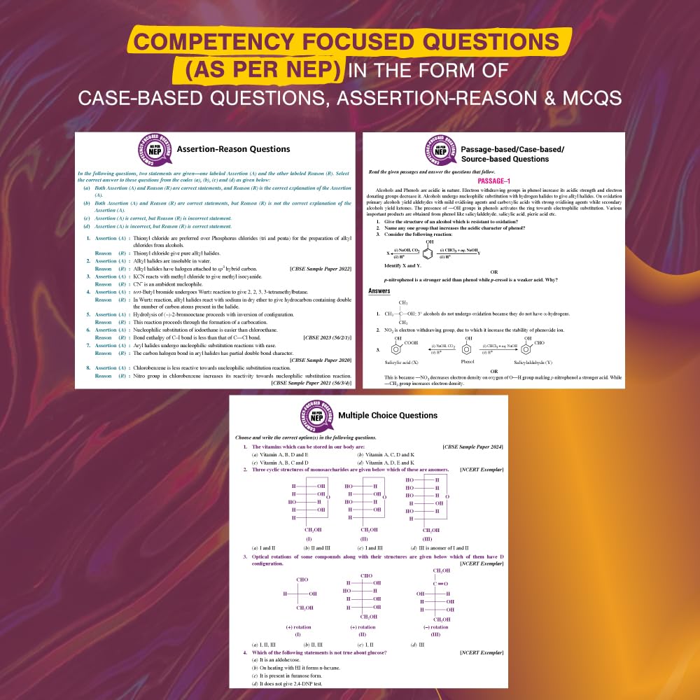 Xam idea Class 12 Chemistry | 2025–26 Edition | CBSE Board | NEP & NCFSE Aligned | Mind Maps & Practice Questions