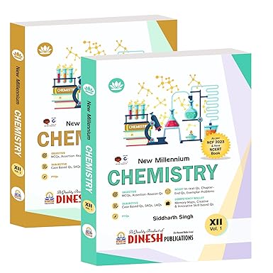 New Millennium CHEMISTRY Book for Class 12 (2025-2026 Session) | by DINESH Publications | Complete CBSE Syllabus with NCERT Solutions + Exemplar Problems