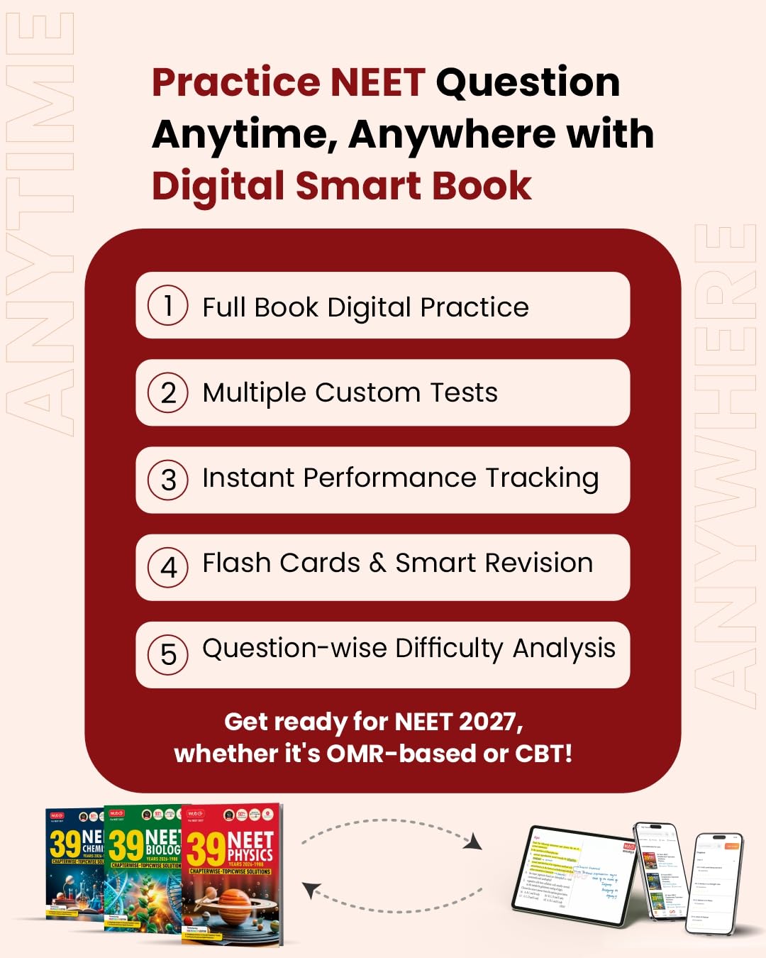 MTG NEET PYQ 39 Years Chemistry Book For 2026-2027 Exam | Chapterwise Topicwise Solved Question Papers | Free Video Solutions | AI Powered Digital Resource
