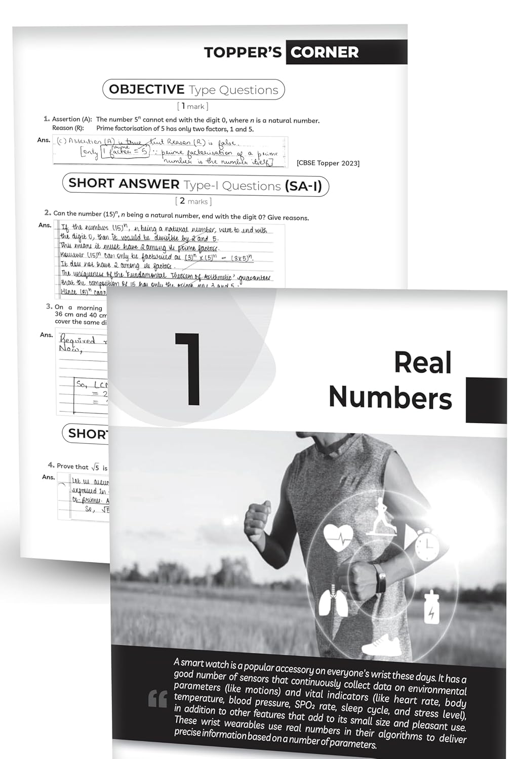 Educart CBSE Question Bank Class 10 Mathematics 2025-26 on new Syllabus 2026 (Introducing Unit Test Worksheets)