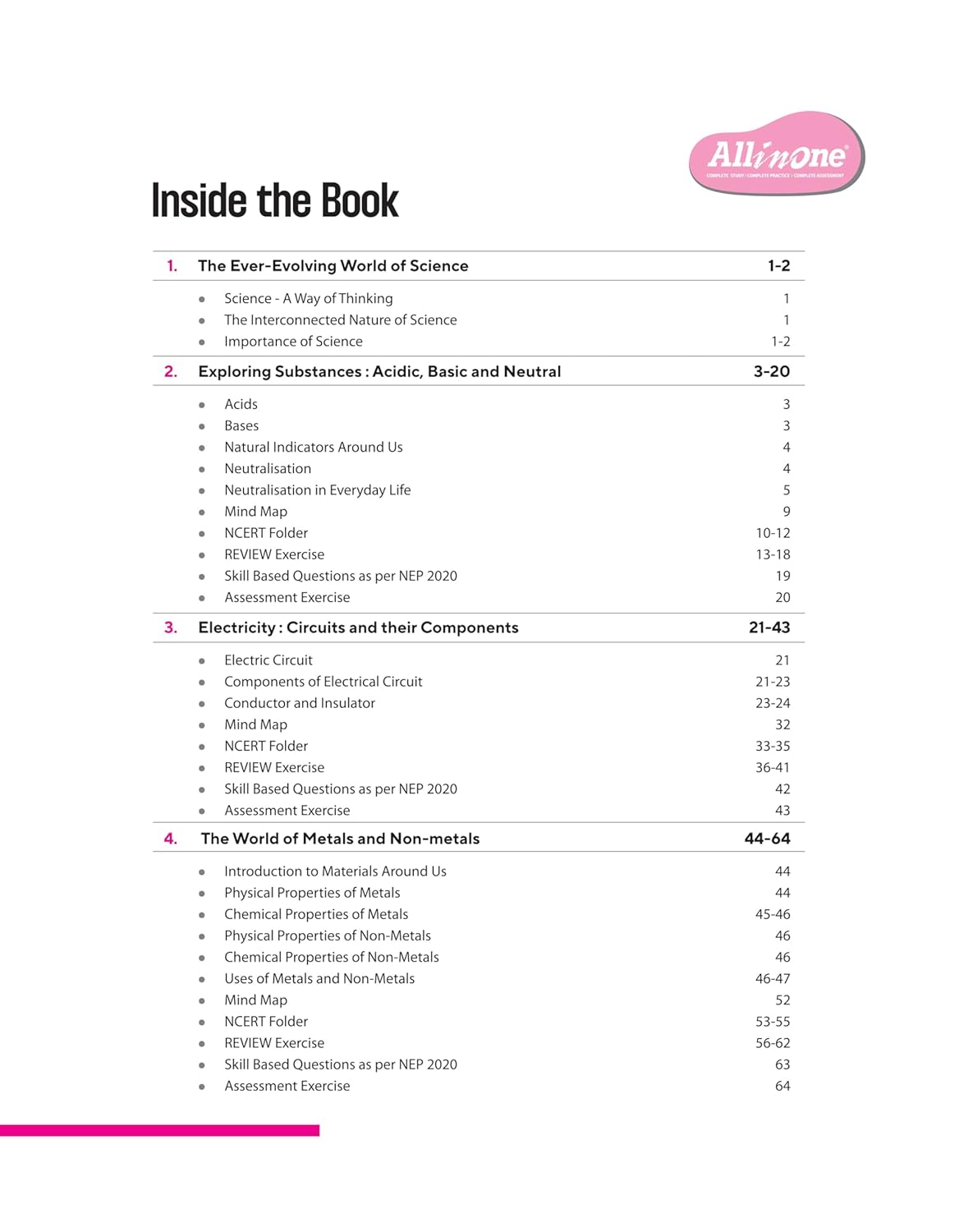 Arihant All in One Science Class 7 for CBSE Exam 2025-26 | Latest NCERT-Based Book | Full Syllabus Coverage with Chapterwise Theory, Grammar, Writing, Practice & Sample Papers