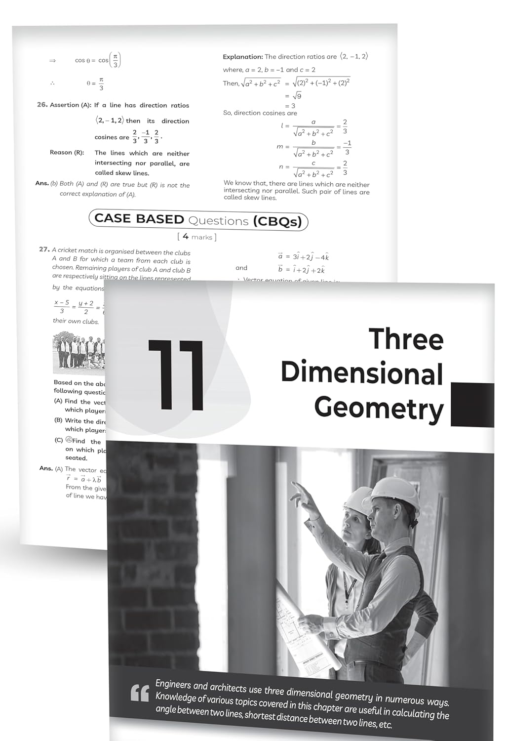 Educart CBSE Class 12 Mathematics Question Bank 2026–27 | 2027 Syllabus | Chapter-wise PYQs, MCQs, Case-Based Qs & Competency-Based Qs | NCERT-Based