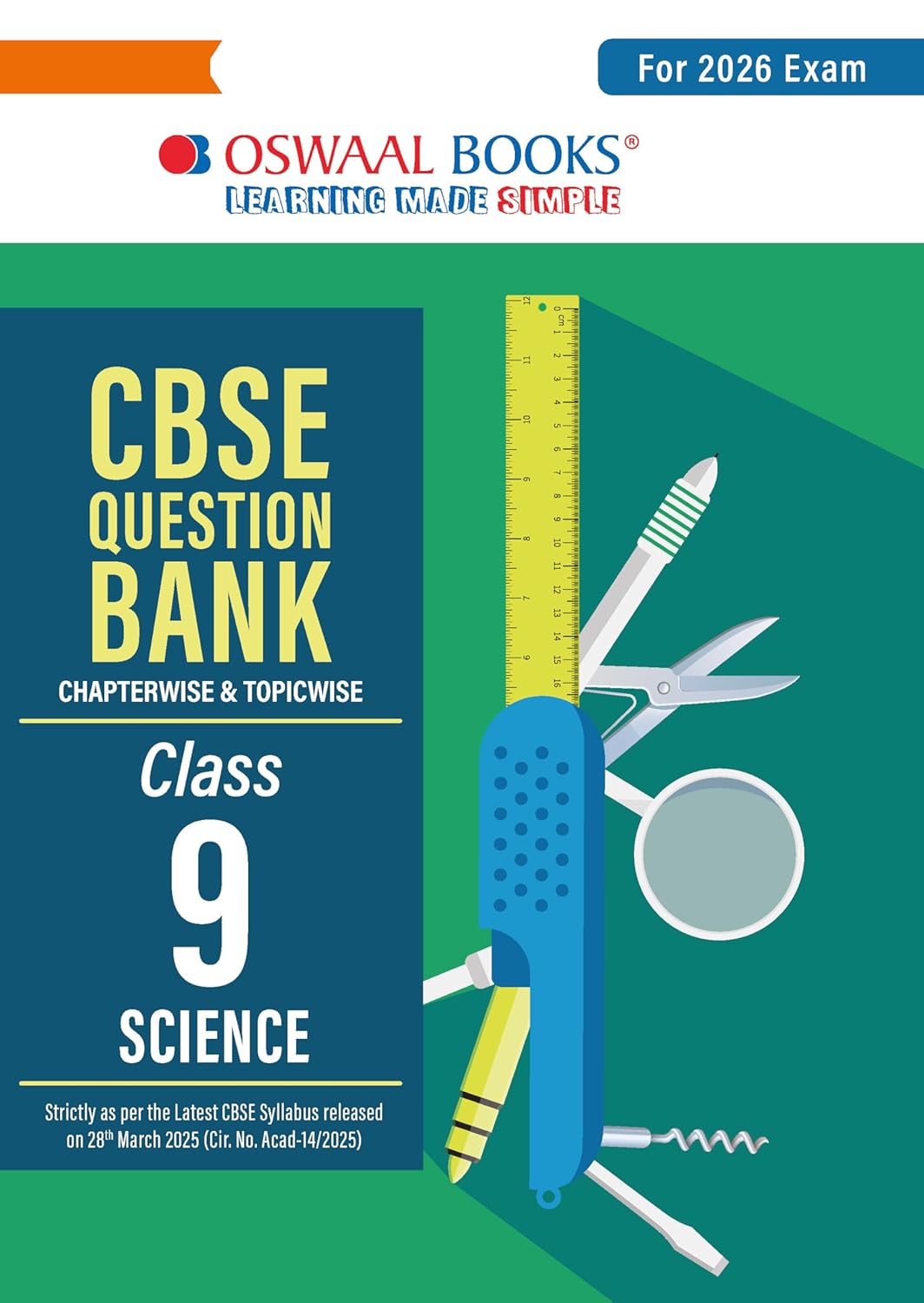 Oswaal CBSE Question Bank Class 9 Science For 2026 Exam