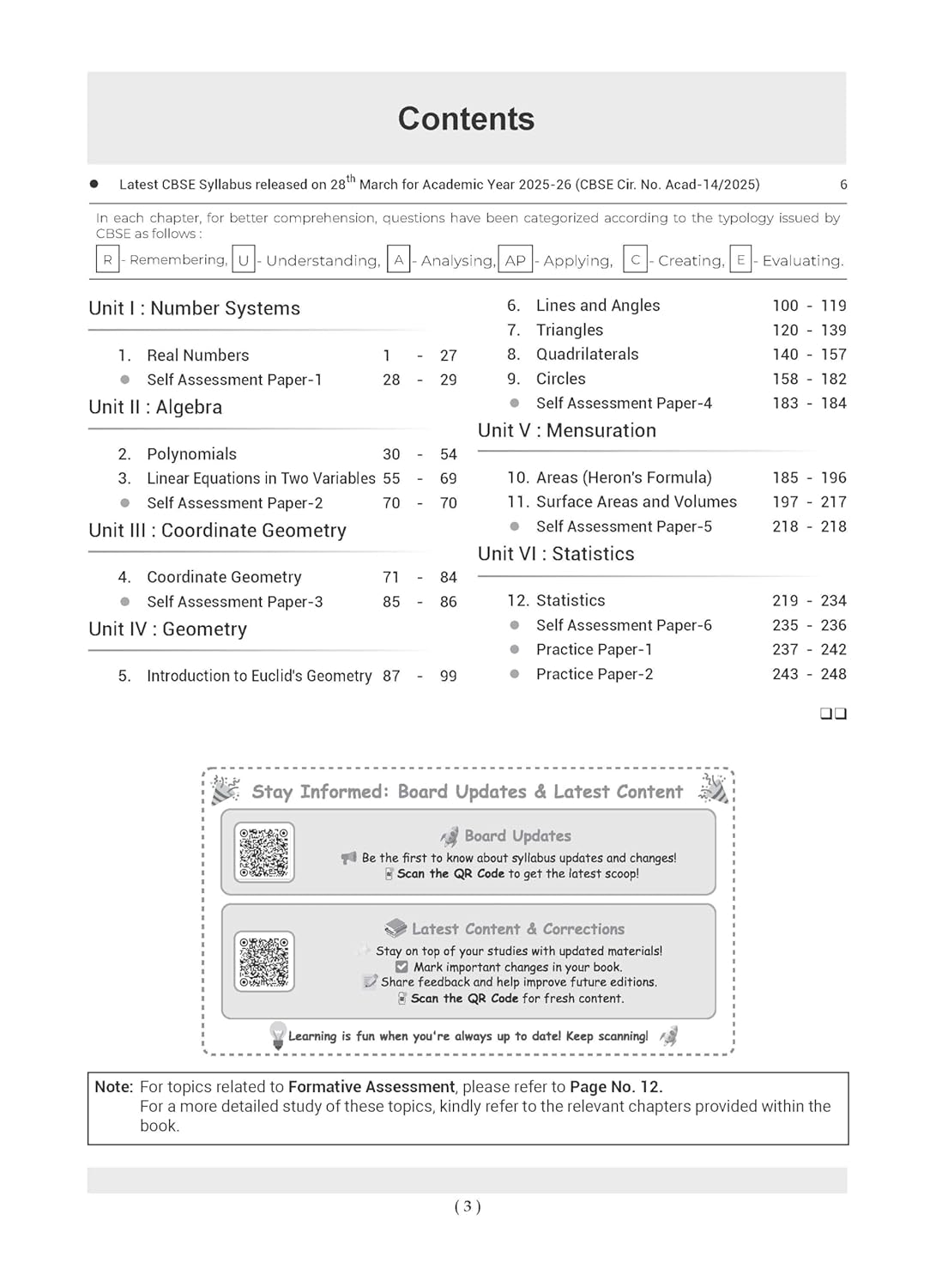 Oswaal CBSE Question Bank Class 9 Mathematics For 2026 Exam