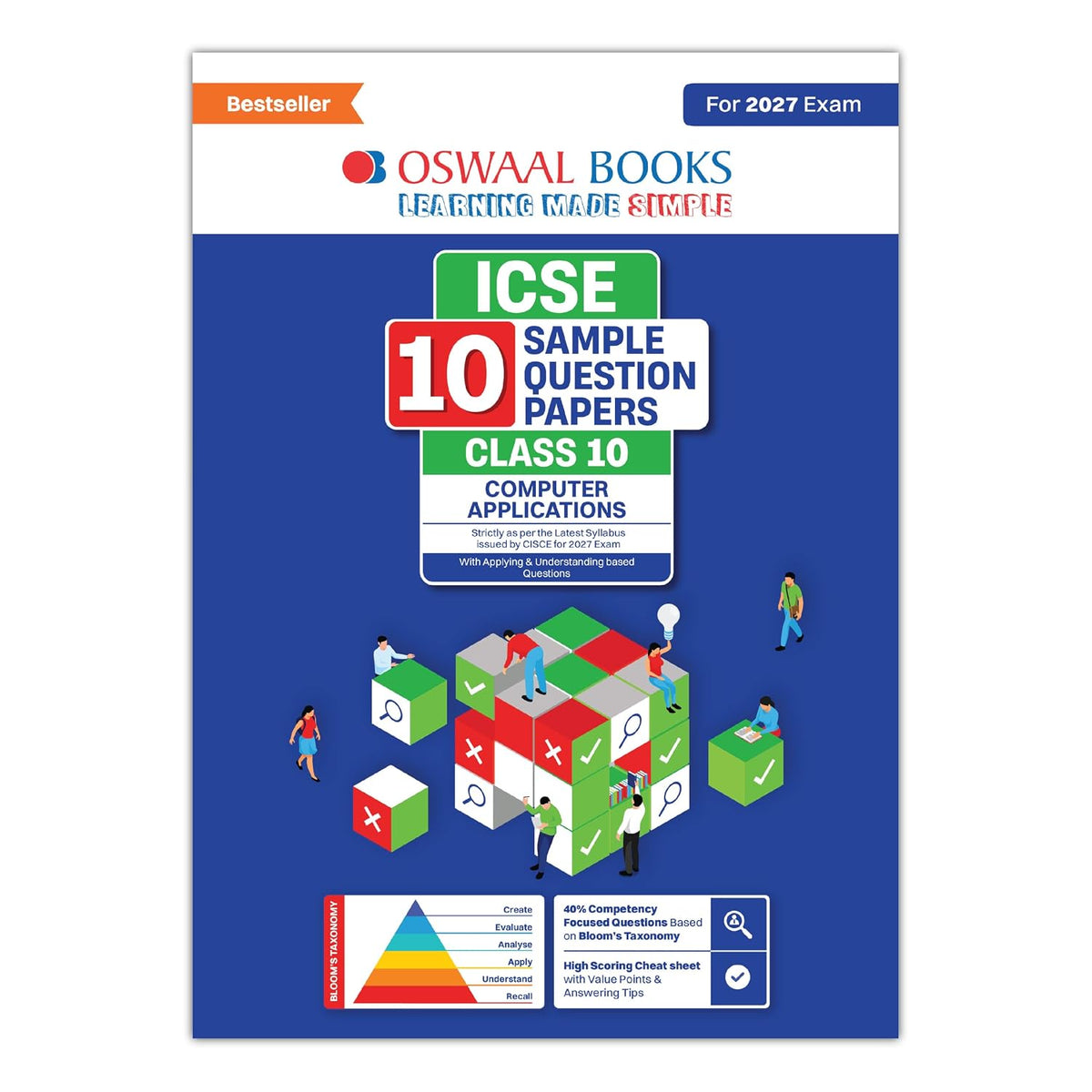 Oswaal ICSE | 10 Sample Question Papers | Class 10 | Computer Applications (For 2027 Exam) | Includes–Board Paper 2026 & Specimen 2027 |With On Tips Notes, Mind Maps & Oswaal AI