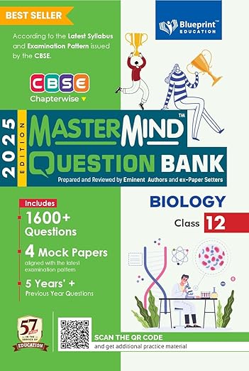 CBSE question bank class 12 Biology by Mastermind for 2026