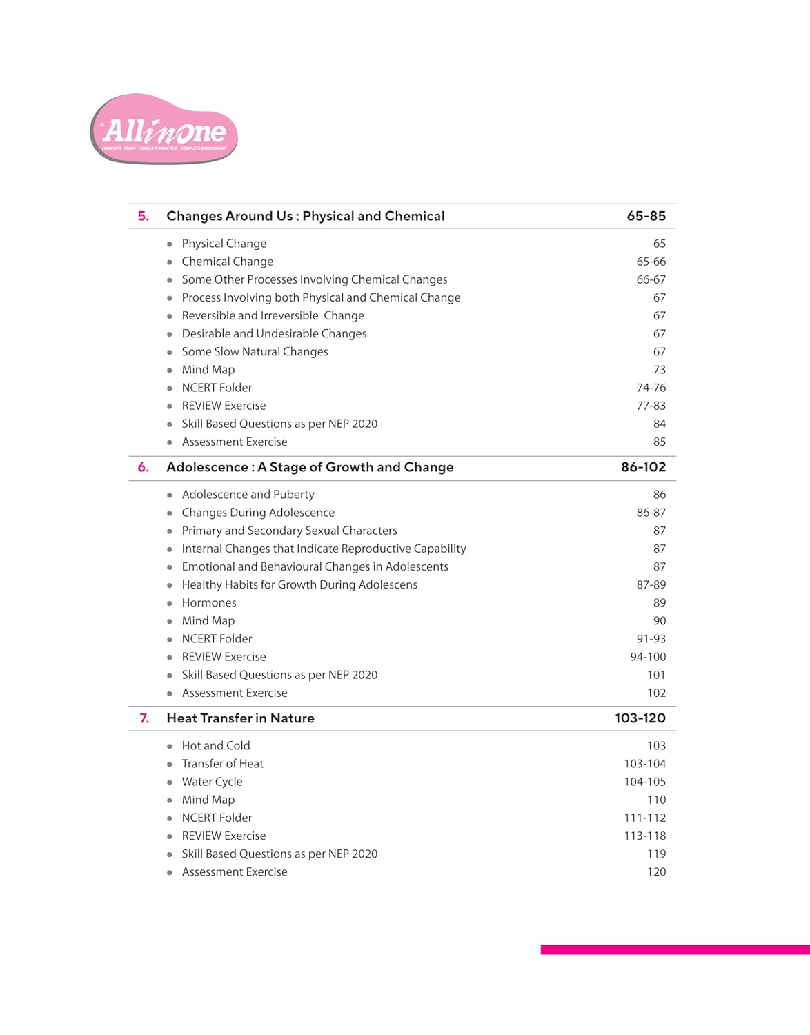 Arihant All in One Science Class 7 for CBSE Exam 2025-26 | Latest NCERT-Based Book | Full Syllabus Coverage with Chapterwise Theory, Grammar, Writing, Practice & Sample Papers