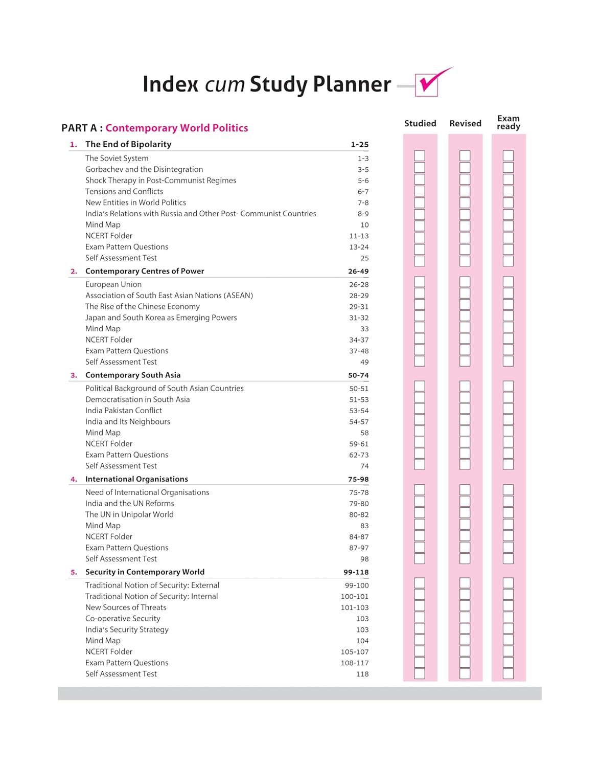 Arihant All in One Political Science Class 12 for CBSE Exams 2025-26 | Simplified Theory, All Types of Exam Pattern Questions, CBQs, MCQs, A-R, Case Based, Sample Question Papers, Board Questions Upto 2025, Mind Maps, & Project Work