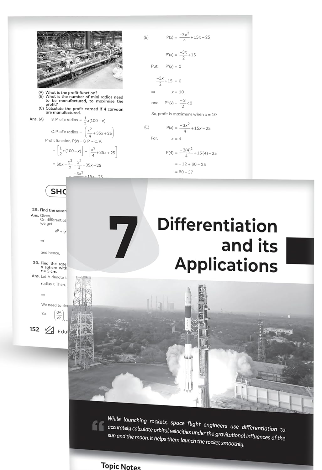Educart CBSE Class 12 Applied Mathematics Question Bank 2025-26 on new Syllabus 2026 (Includes Past Years Solved Questions)