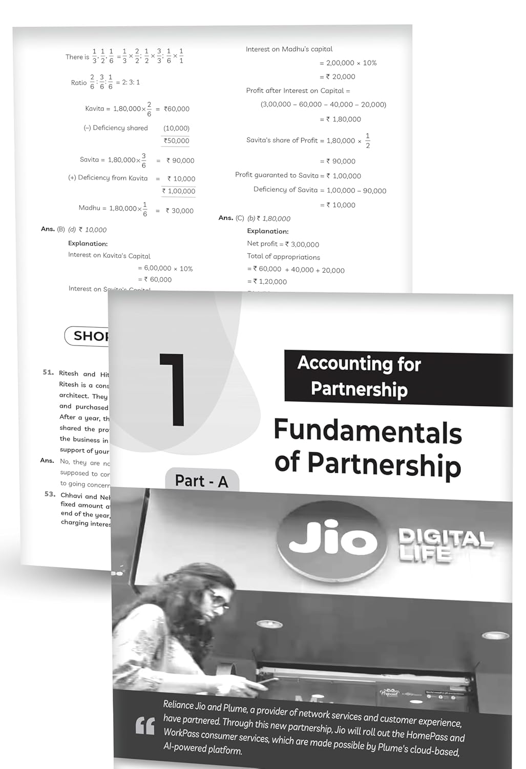 Educart CBSE Class 12 Accountancy Question Bank 2025-26 on new Syllabus 2026 (Includes Past Years Solved Questions)