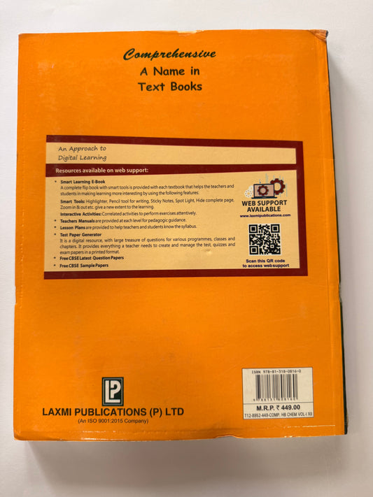Comprehensive Chemistry Activities Vol 1 & 2 – Class 12 | CBSE 2025–26 | Hardcover Lab Manual (Book + Notebook)