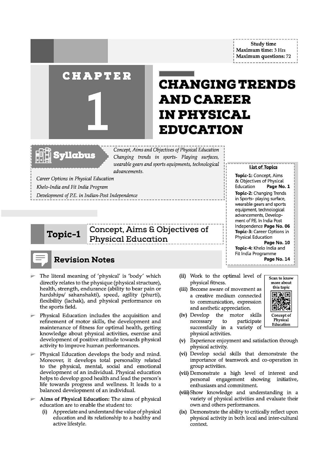 Oswaal CBSE Question Bank Class 11 Physical Education, Chapterwise and Topicwise Solved Papers For 2026 Exams