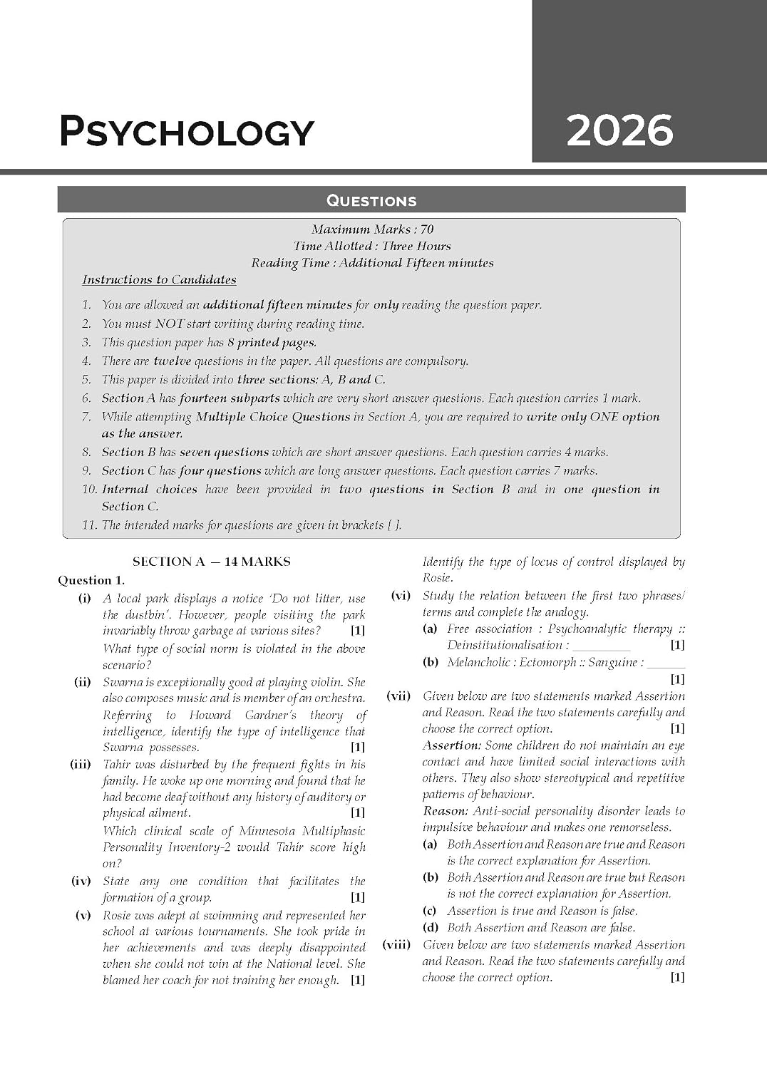 Gurukul by Oswal ISC Class 12 Humanities Stream 10 Years Solved Papers for 2027 Exam | Yearwise Board Papers 2016–2026 | English I & II, Hindi, Economics, Political Science, History, Geography, Etc.