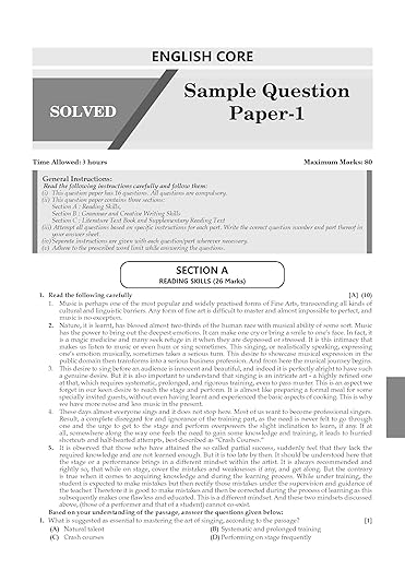 Oswaal CBSE 20 Combined Sample Question Papers class-11 Humanities stream (English Core, History, Geography, Political Science, Sociology & Psychology)