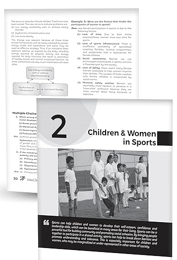 Educart CBSE Class 12 Physical Education Question Bank 2025-26 on new Syllabus 2026 (Includes Past Years Solved Questions)