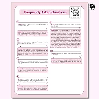 PW CBSE Class 10 Sample Papers English —for 2025 - 2026 Board Exam | 15 New-Pattern Papers per Subject + 111 most probable question | Solved & Unsolved