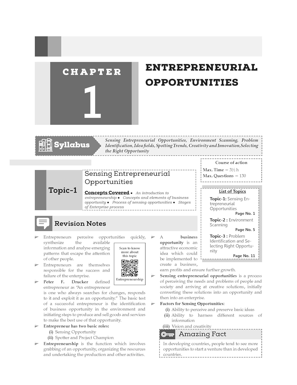 Oswaal CBSE Question Bank Chapterwise and Topicwise SOLVED PAPERS Class 12 Entrepreneurship For Exam 2026