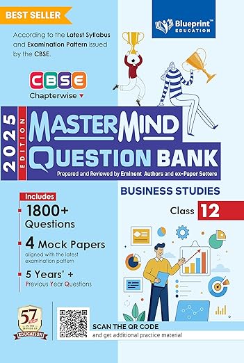 CBSE question bank class 12 Business Studies by Mastermind 2026