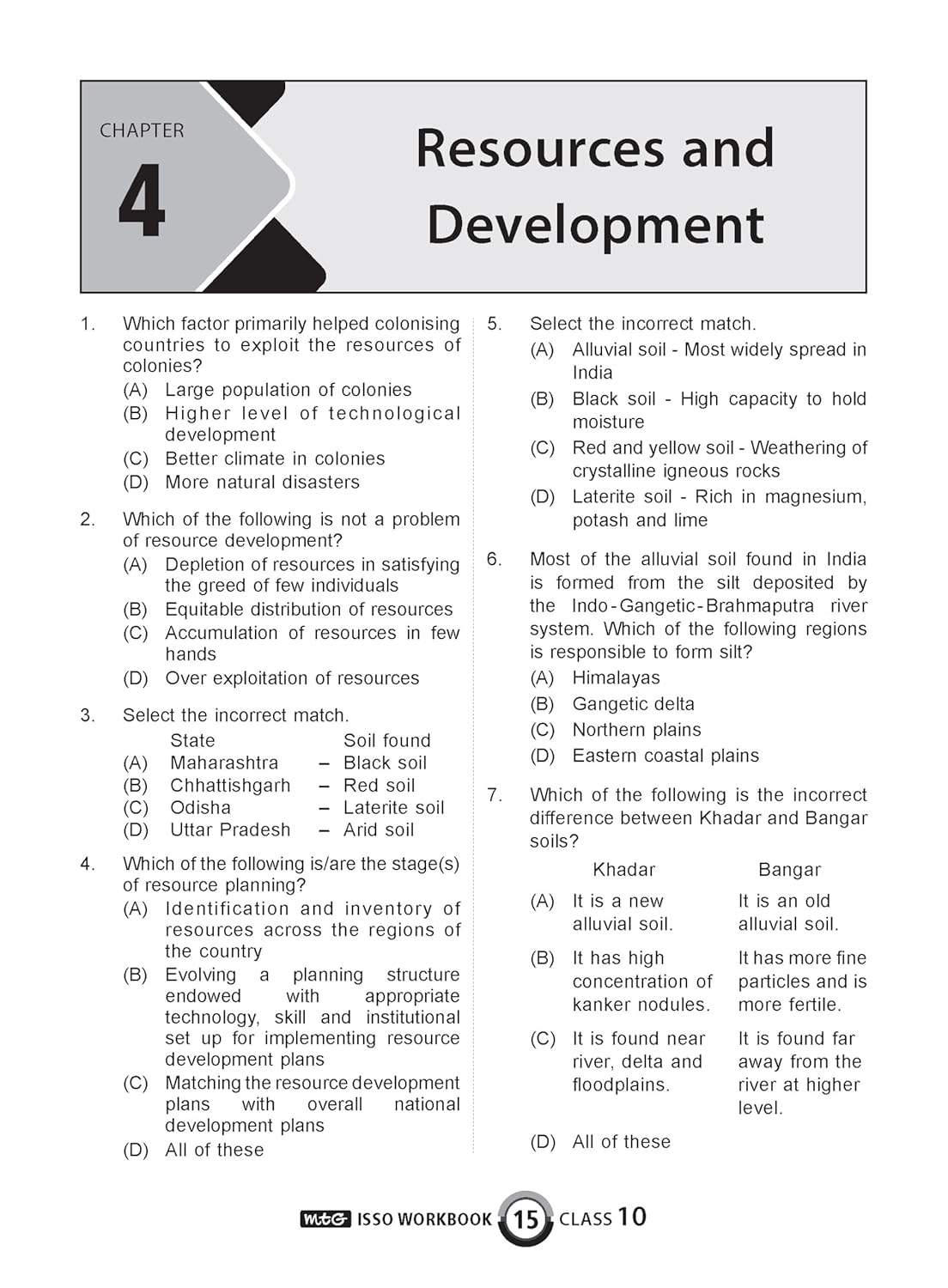 MTG International Social-Studies Olympiad (ISSO) Workbook Class 10 - Chapter-wise MCQs with Achievers Section - SOF Olympiad Books For 2026-27 Exam