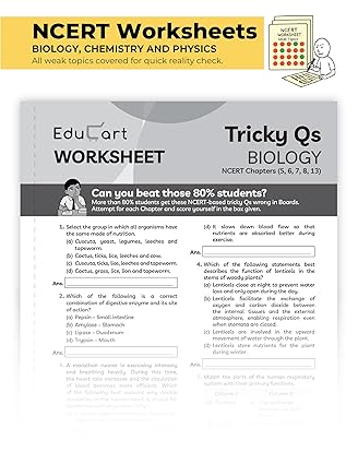 Educart CBSE Sample Paper Class 10 2025-26 Science (Introducing exclusive step-by-step new practice concept on 2026 pattern)